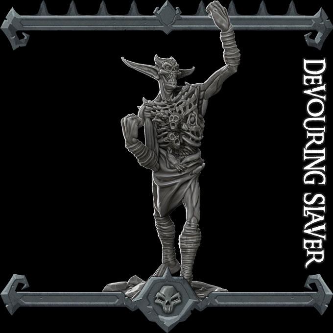 Devouring Slaver | Undead Collection | Rocket Pig Games | Miniatures for tabletop games. 28mm to 32mm Resin for RPG, D&D, TTRPG