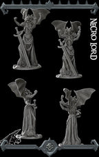 Necro Lord | Undead Collection | Rocket Pig Games | Miniatures for tabletop games. 28mm to 32mm Resin for RPG, D&D, TTRPG