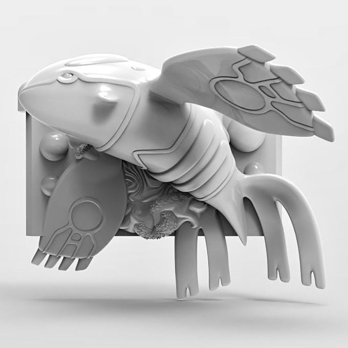 Kyogre Sapphire - 3D Printed Pokemon Game Boy Advanced Cartridge Wall Hanger | Fan Art | Pokemon TCG | Resin Model | ABC3D Models
