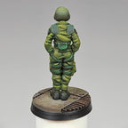 3D Printed Colonial Space Fighter Pilot Cpl Nicole Ferrero Miniature (32mm)