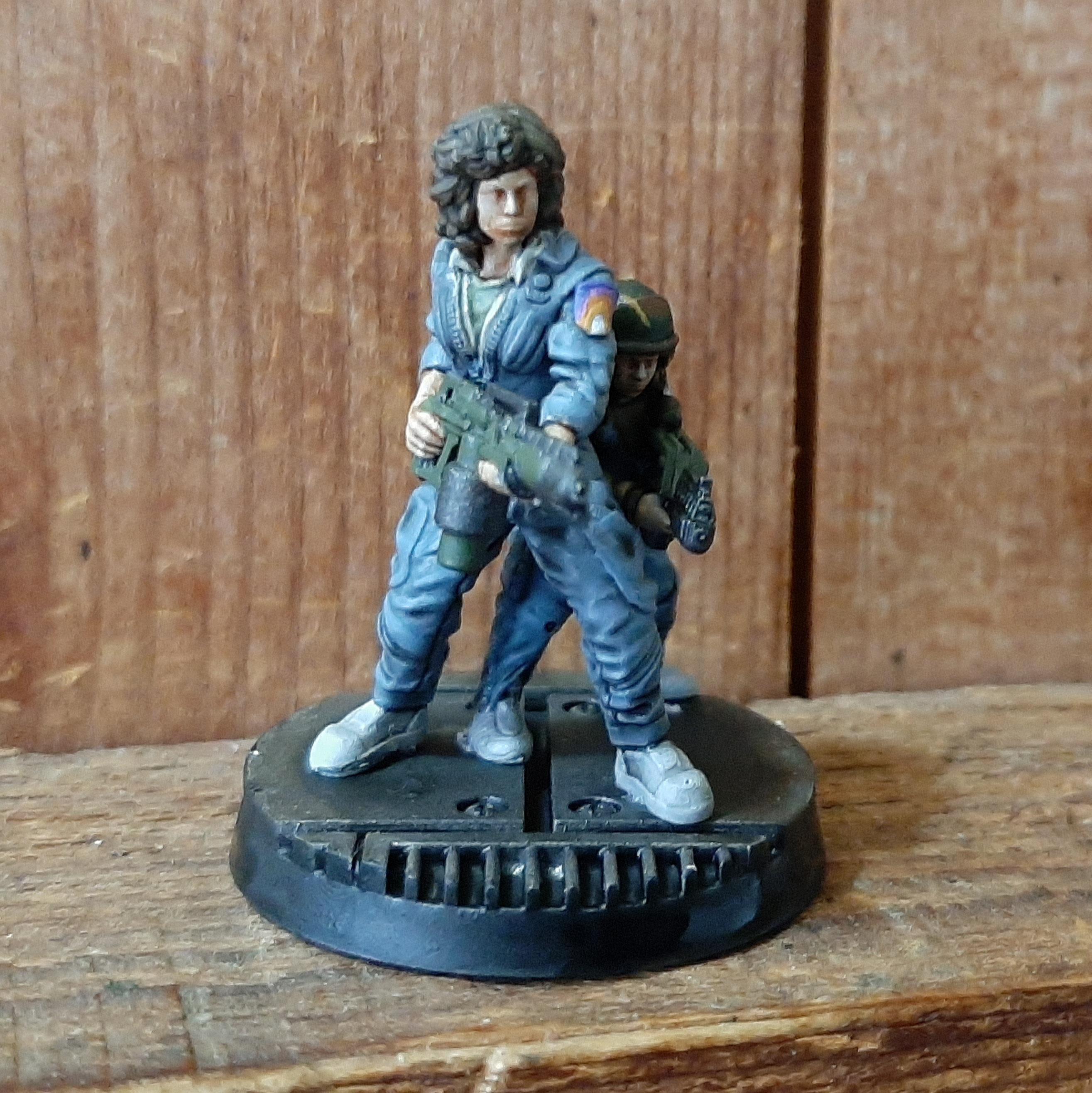 Aliens Vs Humans, Human Space Crew Lannie Misalouche - Ripley, Papsikels, 32mm Mini