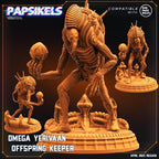 Omega Yerivaan Offspring Keeper Miniature - Papsikels Alien RPG, 32mm TTRPG Gaming