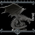 Drake | Dragonkin Collection | Rocket Pig Games | Miniatures for tabletop games. 28mm to 32mm Resin for RPG, D&D, TTRPG