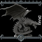 Drake | Dragonkin Collection | Rocket Pig Games | Miniatures for tabletop games. 28mm to 32mm Resin for RPG, D&D, TTRPG
