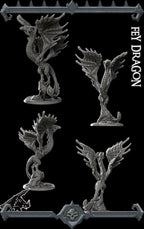 Fey Dragon | Dragonkin Collection | Rocket Pig Games | Miniatures for tabletop games. 28mm to 32mm Resin for RPG, D&D, TTRPG