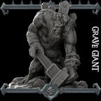 Grave Giant | Trolls and Giants Collection | Rocket Pig Games | Miniatures for tabletop games. 28mm to 32mm Resin for RPG, D&D, TTRPG