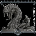 Gorgon Serpent | Aberrations Collection | Rocket Pig Games | Miniatures for tabletop games. 28mm to 32mm Resin for RPG, D&D, TTRPG