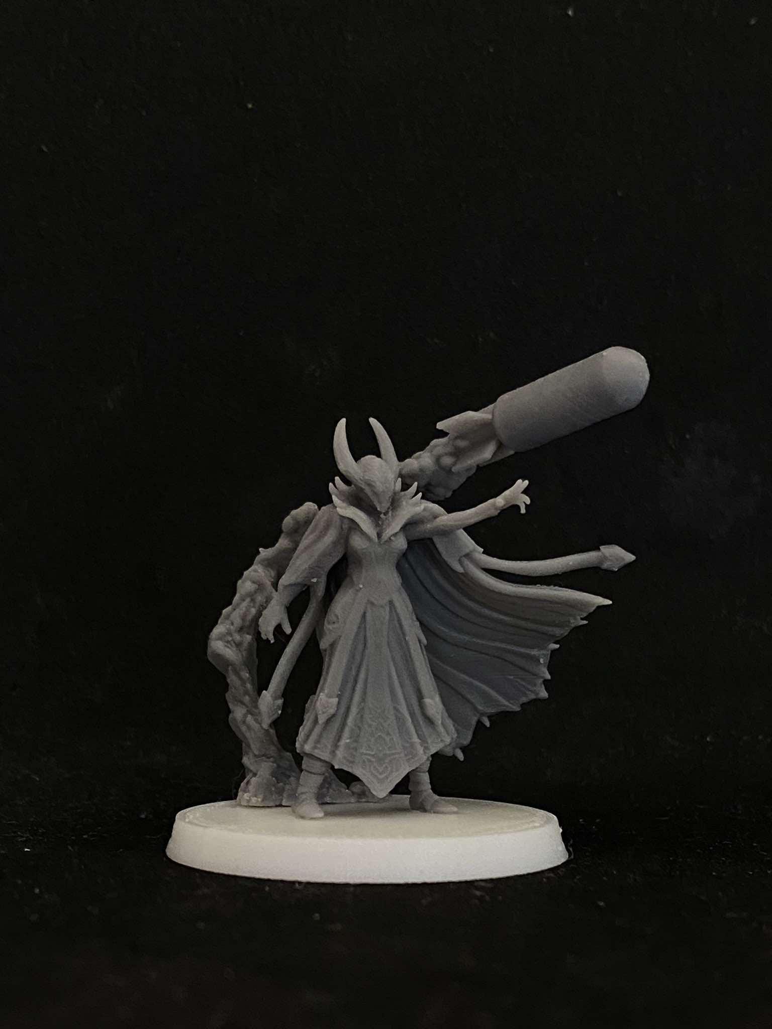 Siquijor Artillery Witch | Trench Crusade | Papsikels Fantasy, Resin Miniature - Tabletop miniature - Fantasy Miniature - 32mm