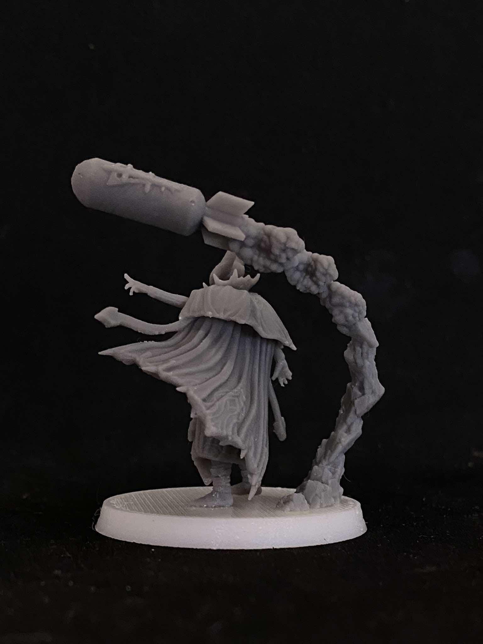 Siquijor Artillery Witch | Trench Crusade | Papsikels Fantasy, Resin Miniature - Tabletop miniature - Fantasy Miniature - 32mm