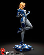 Invisible Woman from Marvel Rivals (fan art) | Full Model or Bust | Miniature scale 1:12 | h3LL Creator | DIY Model Kit