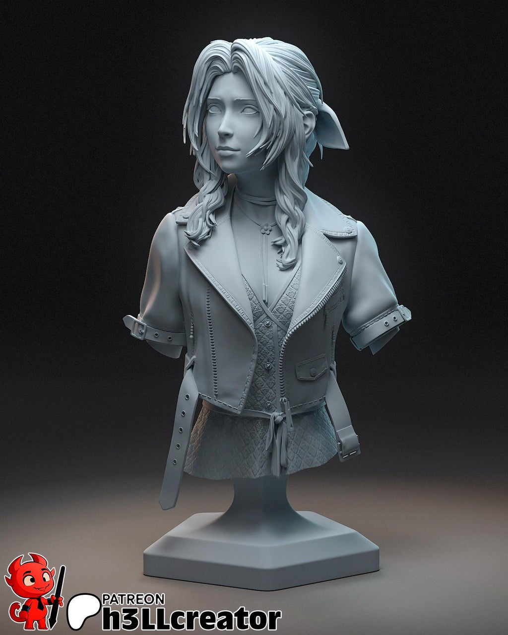 Aerith Final Fantasy VII Miniature: 160mm Resin DIY Model Kit