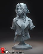 Aerith Final Fantasy VII Miniature: 160mm Resin DIY Model Kit