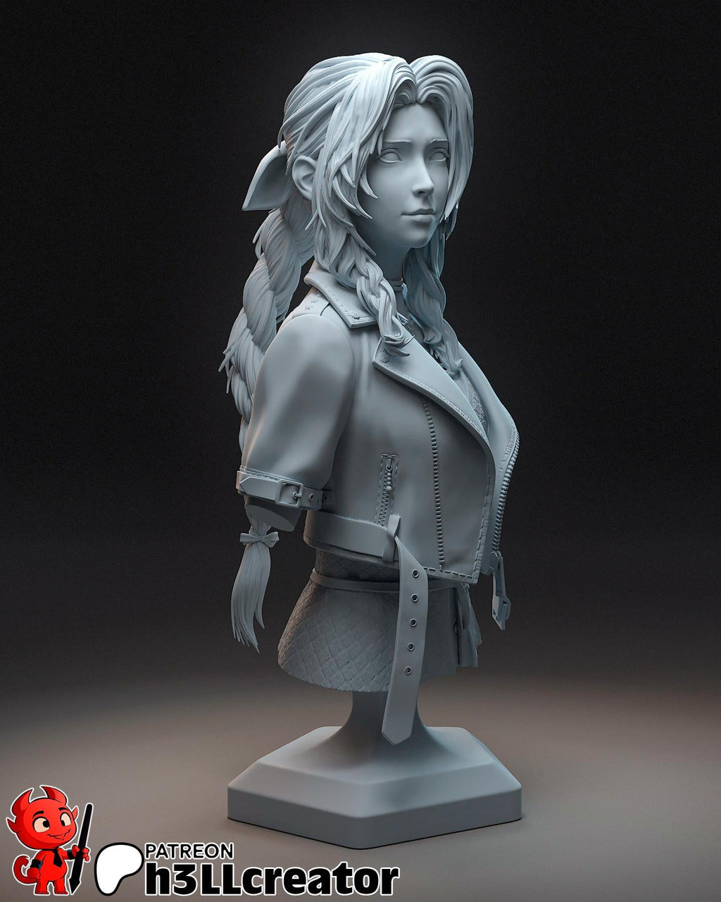 Aerith Final Fantasy VII Miniature: 160mm Resin DIY Model Kit
