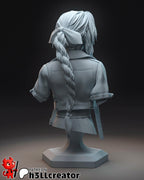 Aerith Final Fantasy VII Miniature: 160mm Resin DIY Model Kit