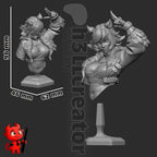 Squirrel Girl from Marvel Rivals (fan art) | Full Model or Bust | Miniature scale 1:12 | h3LL Creator | DIY Model Kit