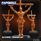 Nazarene Communicant Miniature: Trench Crusade Grimdark RPG, Papsikels 32mm Resin