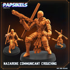 Nazarene Communicant Miniature: Trench Crusade Grimdark RPG, Papsikels 32mm Resin