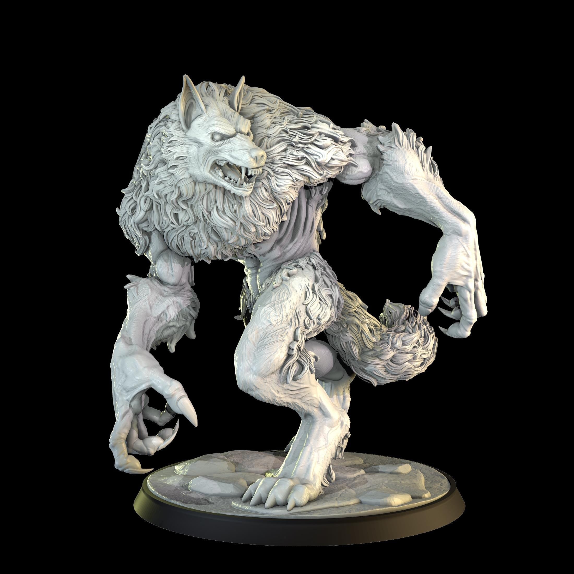 The Werewolf - 75mm Resin Figure, Cosmodo Minis, for RPG, TTRPG and Tabletop