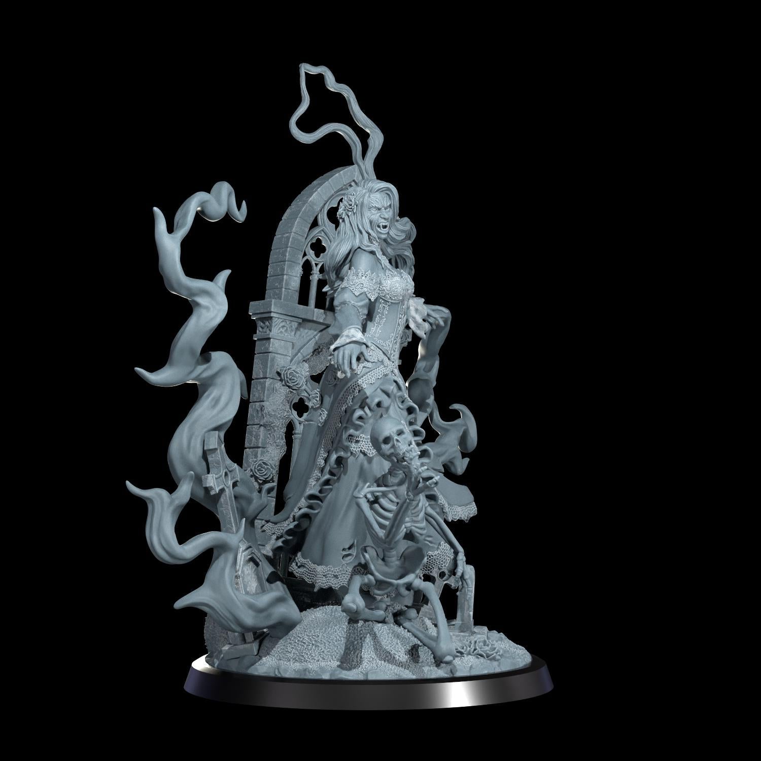 Vanya the Vampire Pin-Up NSFW / SFW models - 75mm Resin Figure