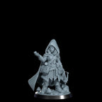 Ryn the Ghostwalker: Halfling Rogue Miniature - Cosmondo RPG Resin Model
