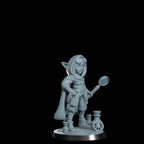 Nimbleton Cogspinner: Gnome Artificer Miniature - Cosmondo 12k Resin RPG (DIY Kit)
