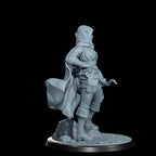 Arannis Windwhisper Elven Ranger Miniature: D&D, TTRPG, Cosmondo Resin (28mm, 32mm, 75mm)