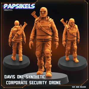Aliens Vs Humans - Reconnaissance I Davis One Synthetic Security Drones - Papsikels, 32mm Mini for TTRPG Gaming, Alien RPG
