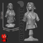 Aerith Final Fantasy VII Miniature: 160mm Resin DIY Model Kit