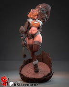 Squirrel Girl from Marvel Rivals (fan art) | Full Model or Bust | Miniature scale 1:12 | h3LL Creator | DIY Model Kit