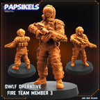 OWLF Operative Miniatures: Sci-Fi Fire Team, 28/32mm Scale