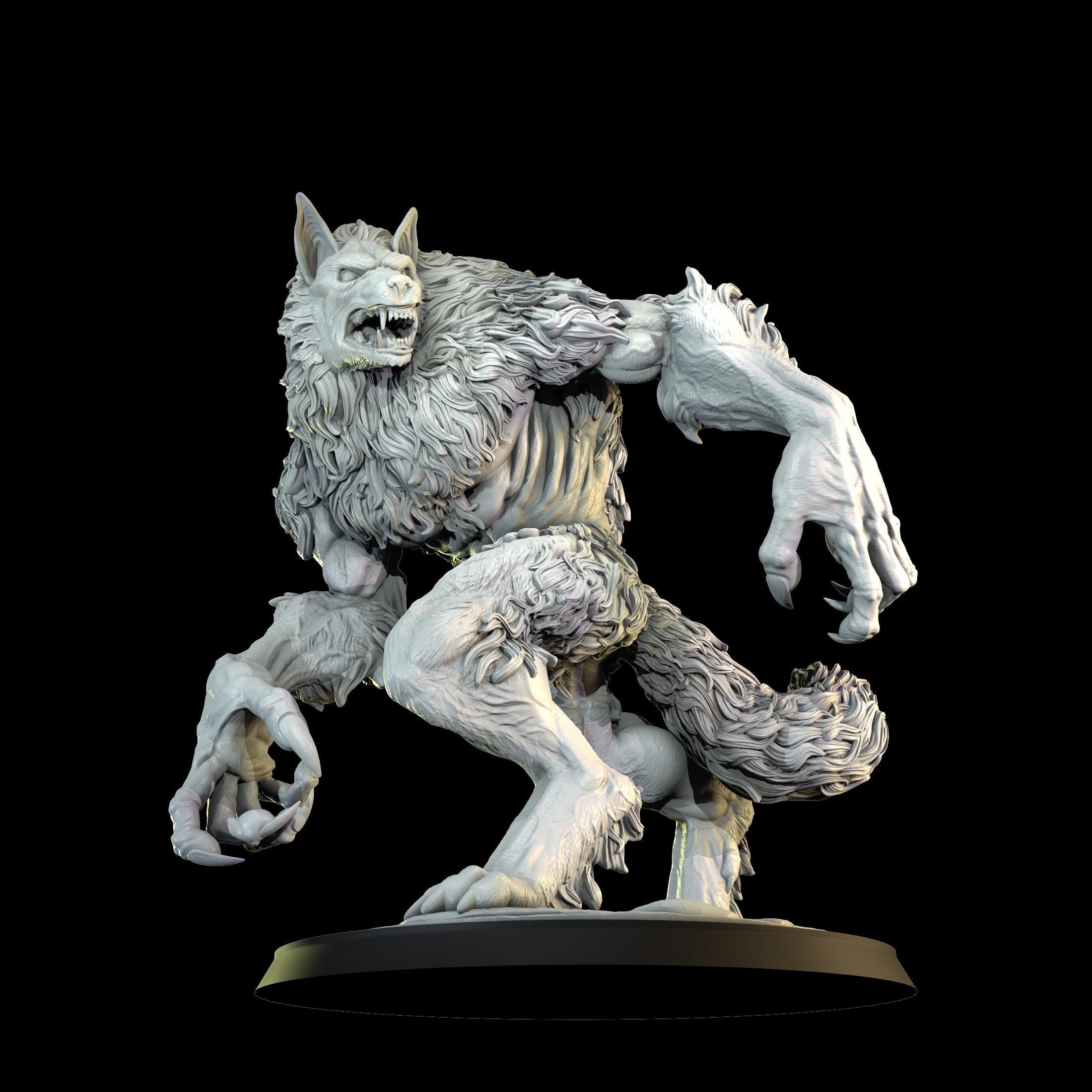 The Werewolf - 75mm Resin Figure, Cosmodo Minis, for RPG, TTRPG and Tabletop