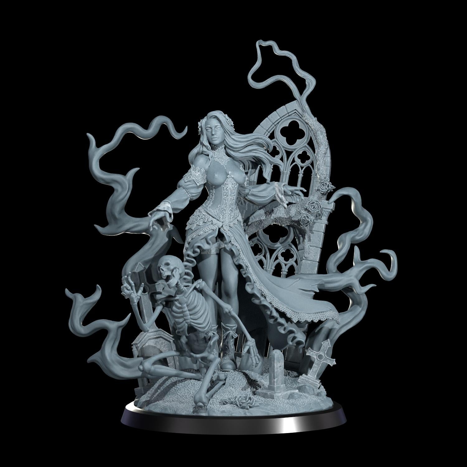 Vanya the Vampire Pin-Up NSFW / SFW models - 75mm Resin Figure