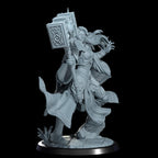 Lyriana Dawnbringer Aasimar Cleric Miniature: Cosmondo RPG Resin Figure