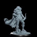 Arannis Windwhisper Elven Ranger Miniature: D&D, TTRPG, Cosmondo Resin (28mm, 32mm, 75mm)