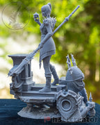 Shadowheart from Baldur's Gate 3 (fan art) | Full Model or Bust | Miniature scale 1:12 | h3LL Creator | DIY Model Kit