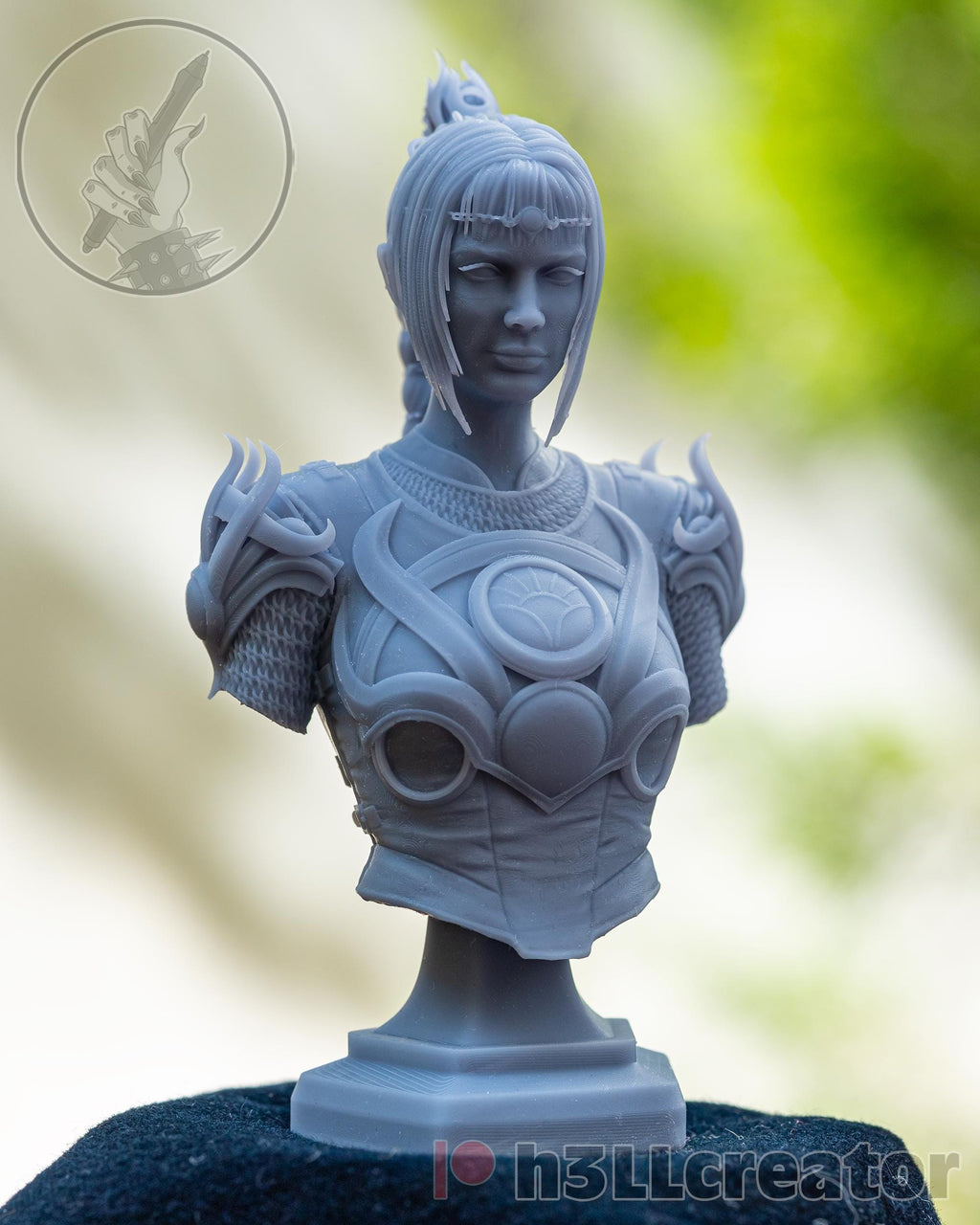 Shadowheart from Baldur's Gate 3 (fan art) | Full Model or Bust | Miniature scale 1:12 | h3LL Creator | DIY Model Kit