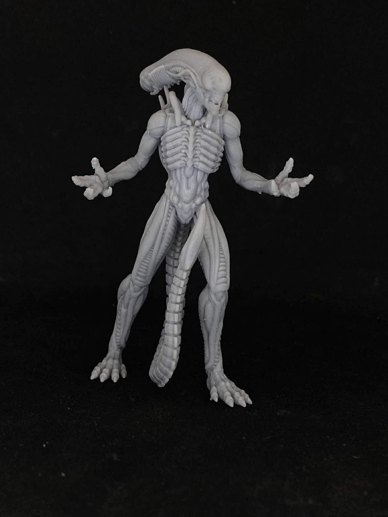 Aliens Vs Humans - Dark Space I Xeno Ultramorph, Papsikels, 32mm Mini