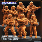 OWLF Operative Miniatures: Sci-Fi Fire Team, 28/32mm Scale