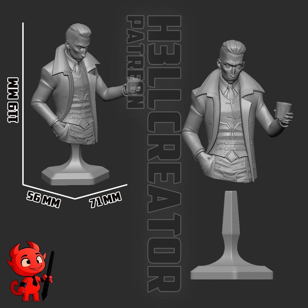 Silco Arcane Fan Art Model Kit - 156mm 1:12 Miniature Scale - H3LL Creator