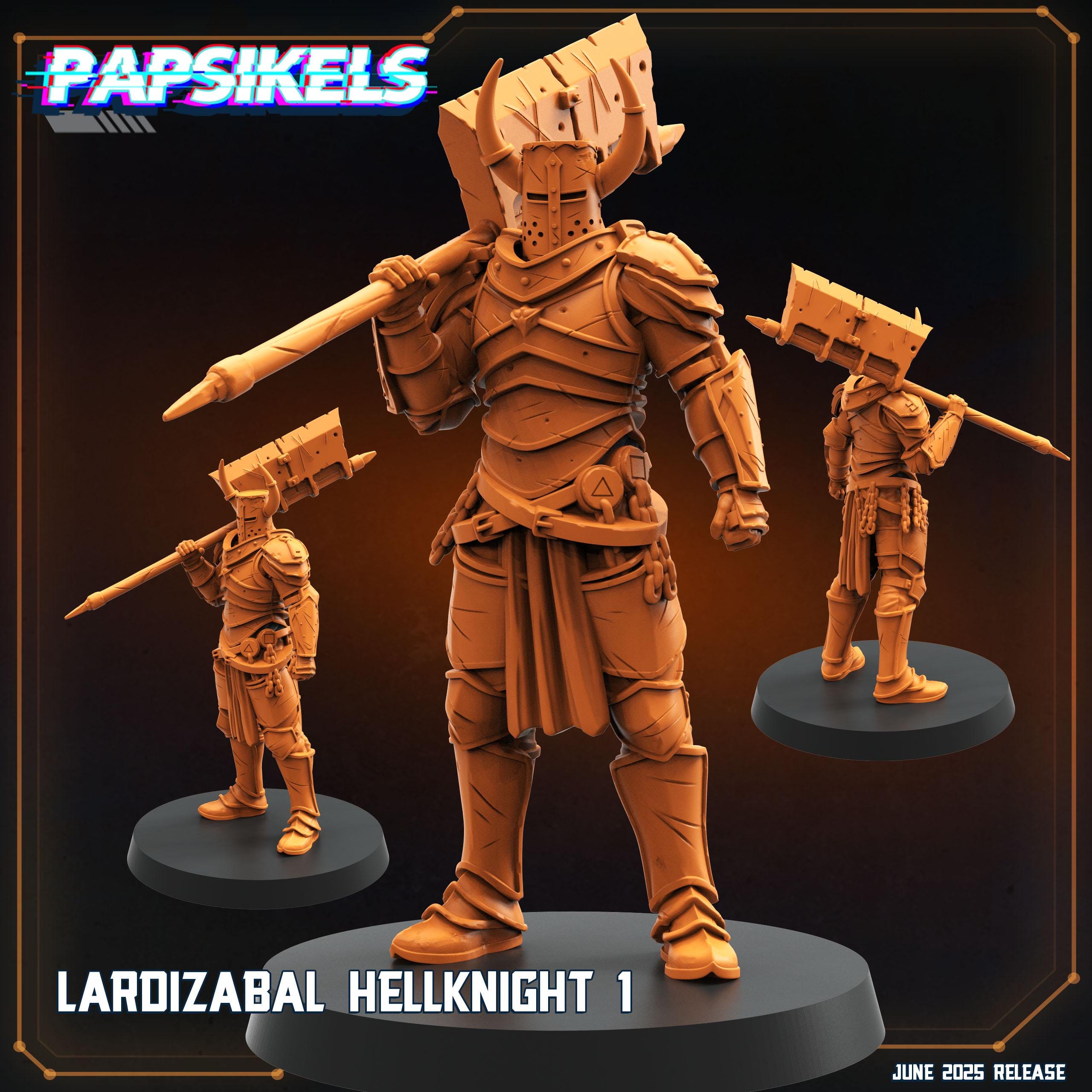 Lardizabal Hell Knights: Trench Crusade Resin Miniatures (28mm/32mm Scale) Papsikels Design