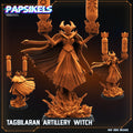 Tagbilaran Artillery Witch Miniature: Trench Crusade Grimdark RPG, 32mm Resin Figure