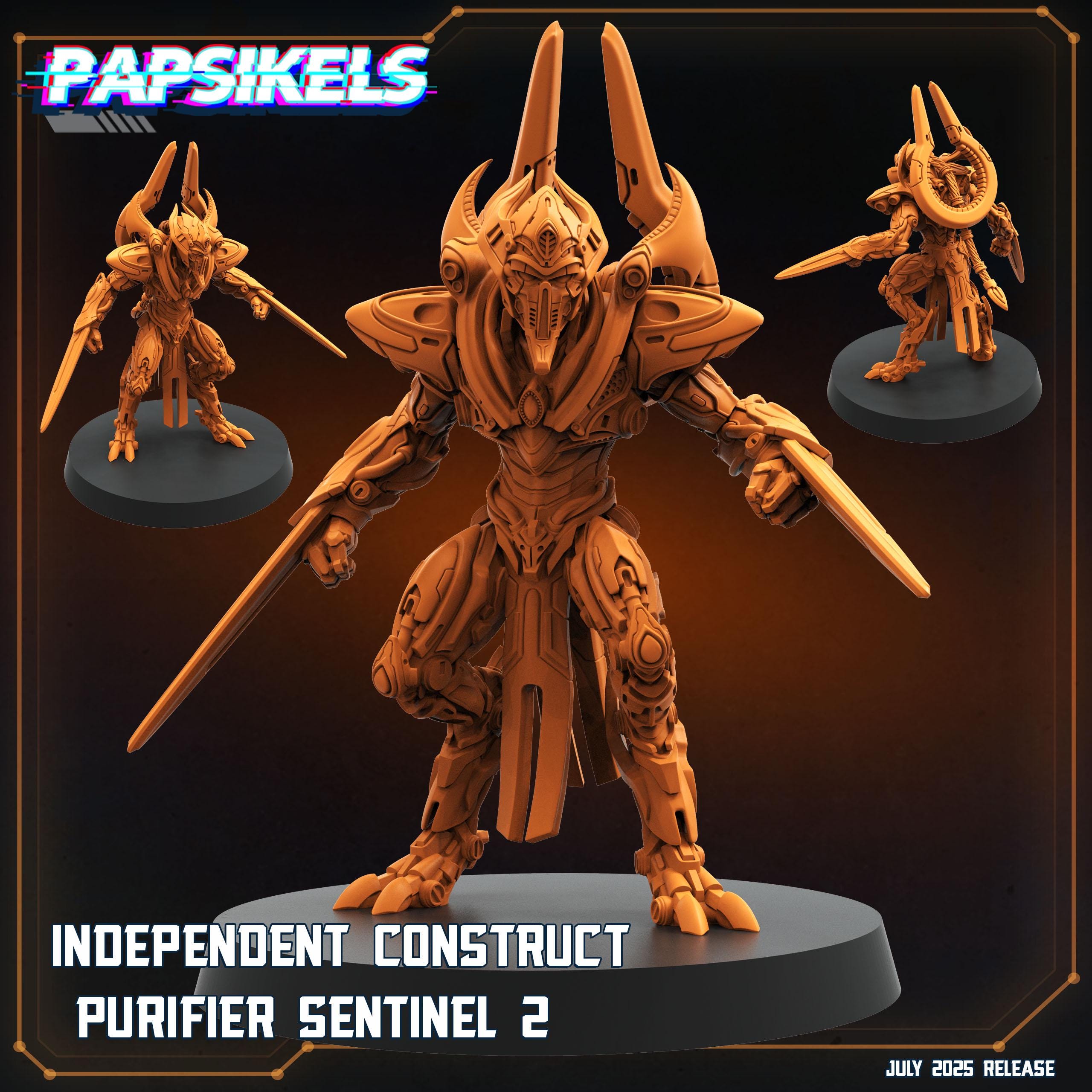 StarCraft Purifier Sentinel Miniature: Sci-Fi Wargame Figurine (32mm)