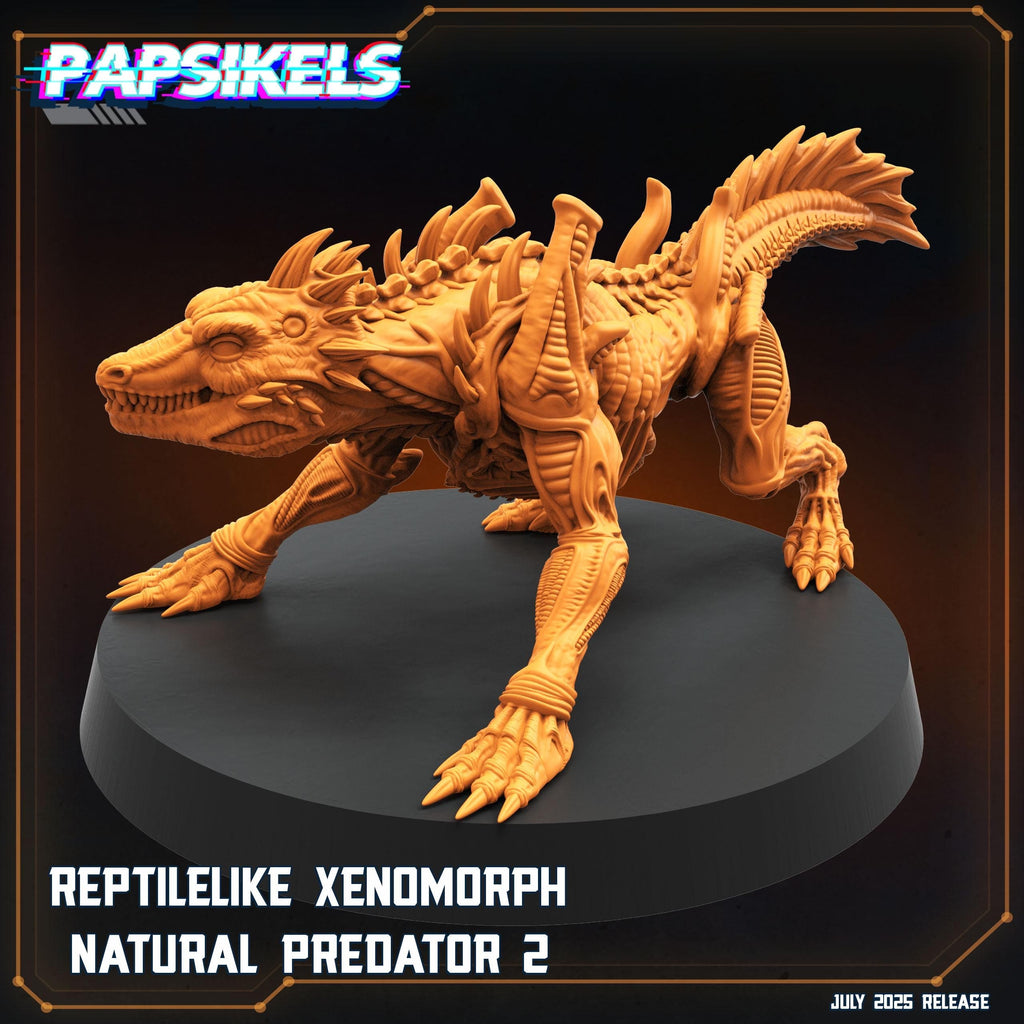 Reptilelike Xenomorph Miniature: Alien vs Predator RPG, Papsikels 28/32mm