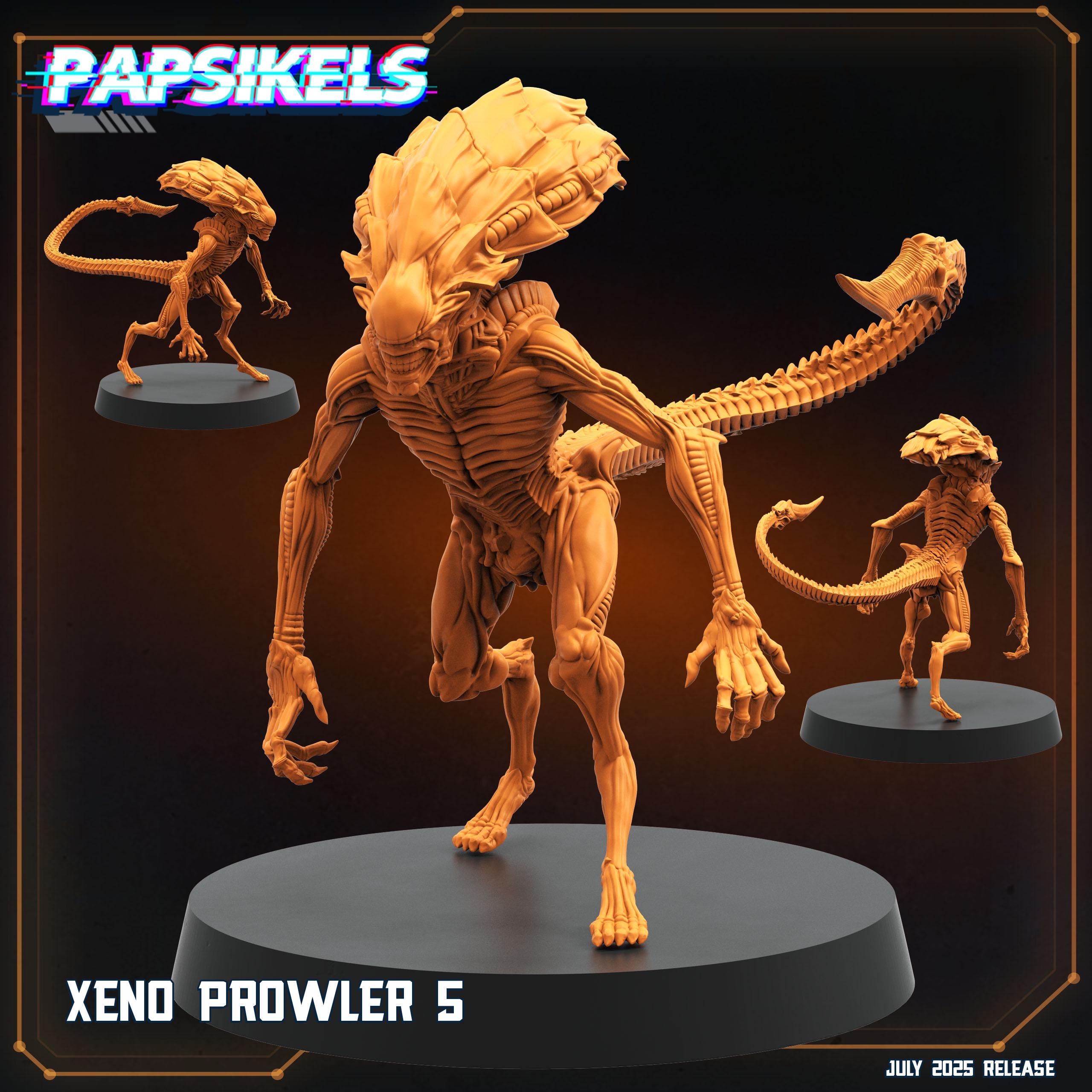 Xeno Prowler Miniature: Alien Hunters - Papsikels 28/32mm Resin Figure