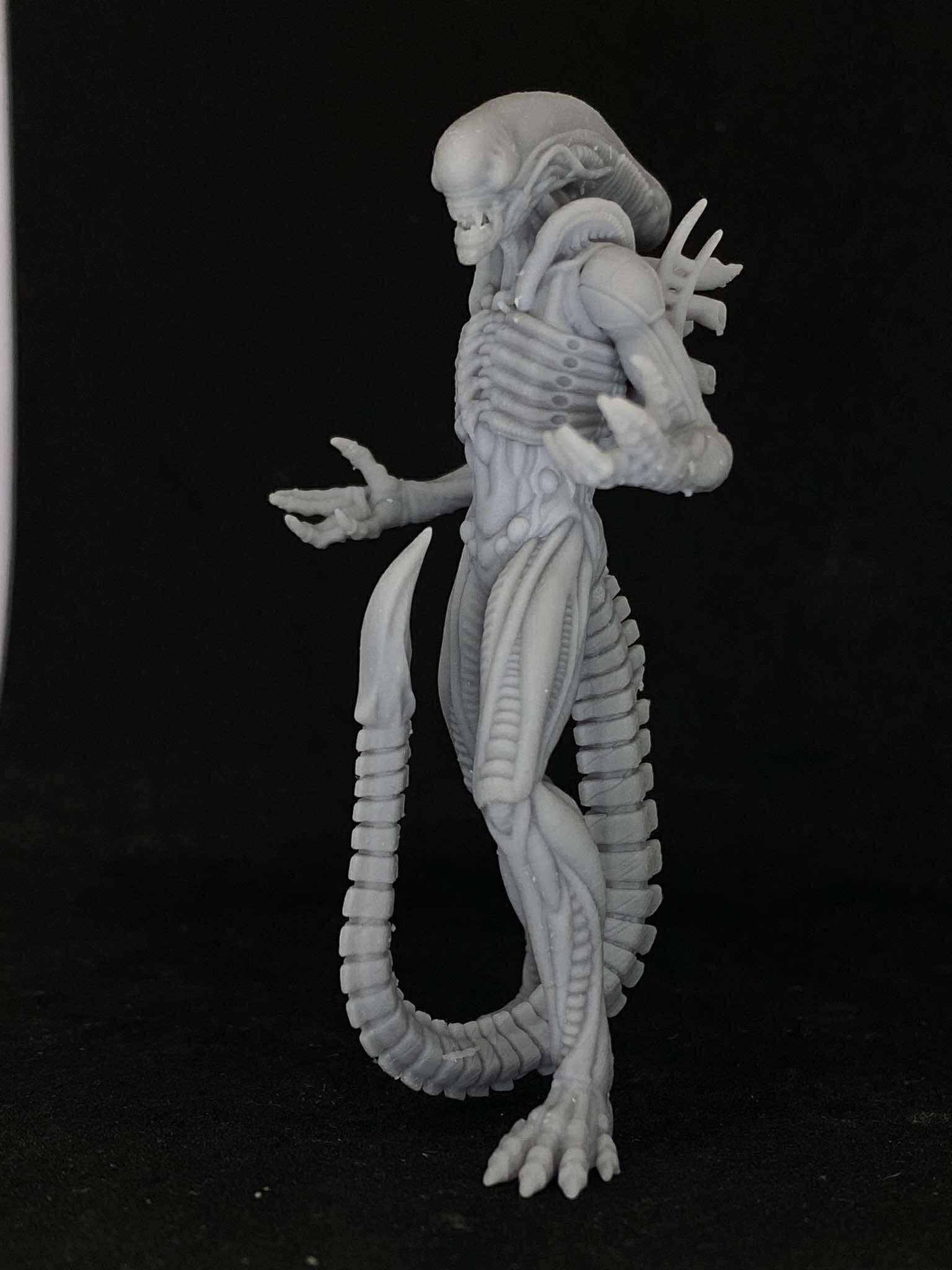 Aliens Vs Humans - Dark Space I Xeno Ultramorph, Papsikels, 32mm Mini