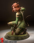 Doric from Dungeons and Dragons - Honor Among Thieves (fan art) | Full Model or Bust | Miniature scale 1:12 | h3LL Creator | DIY Model Kit