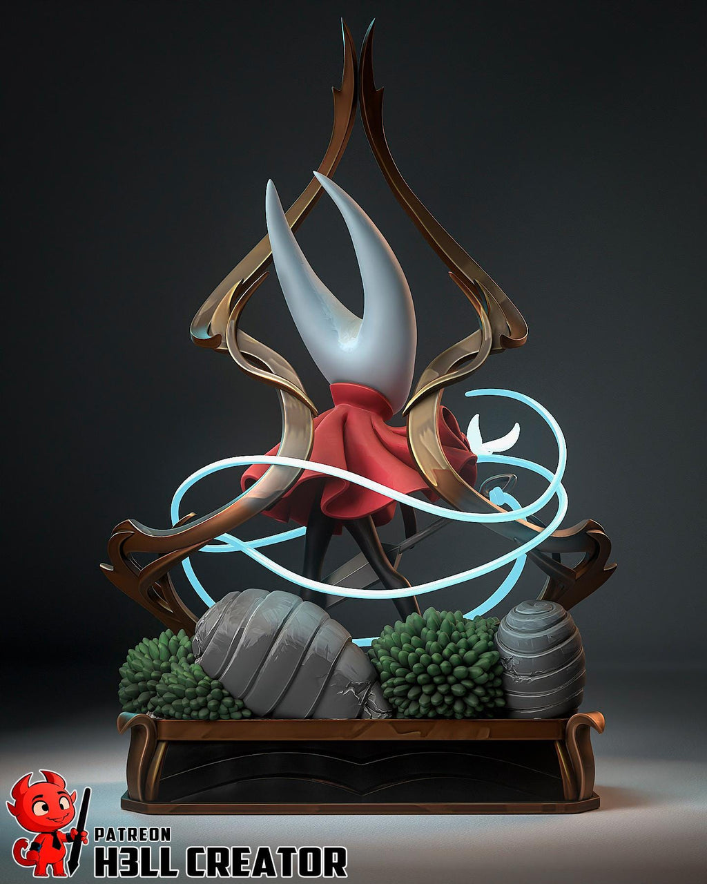 Hornet from Hollow Knight - Silksong (fan art) | Full Model | Miniature scale 1:12 | h3LL Creator | DIY Model Kit