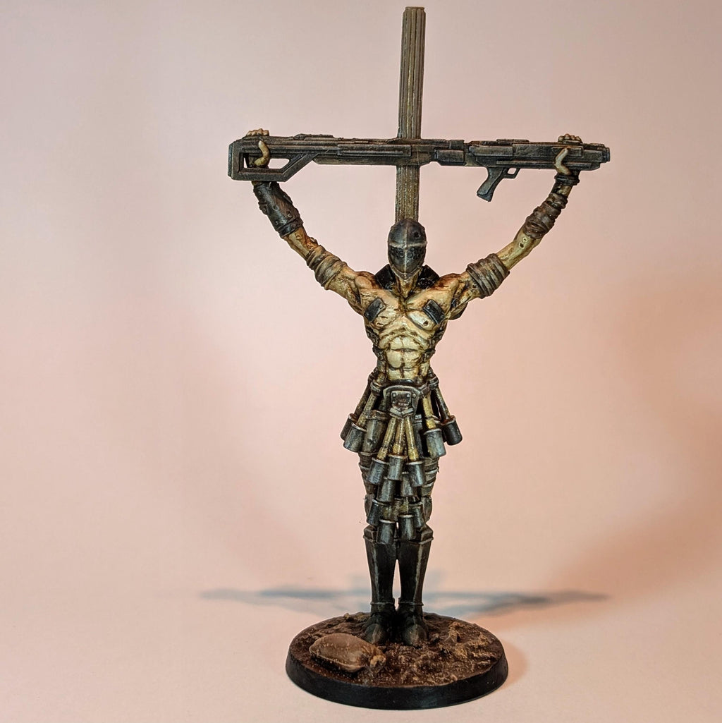 Nazarene Communicant Miniature: Trench Crusade Grimdark RPG, Papsikels 32mm Resin