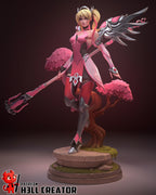 Mercy from Overwatch (fan art) | Full Model or Bust | Miniature scale 1:12 | h3LL Creator | DIY Model Kit