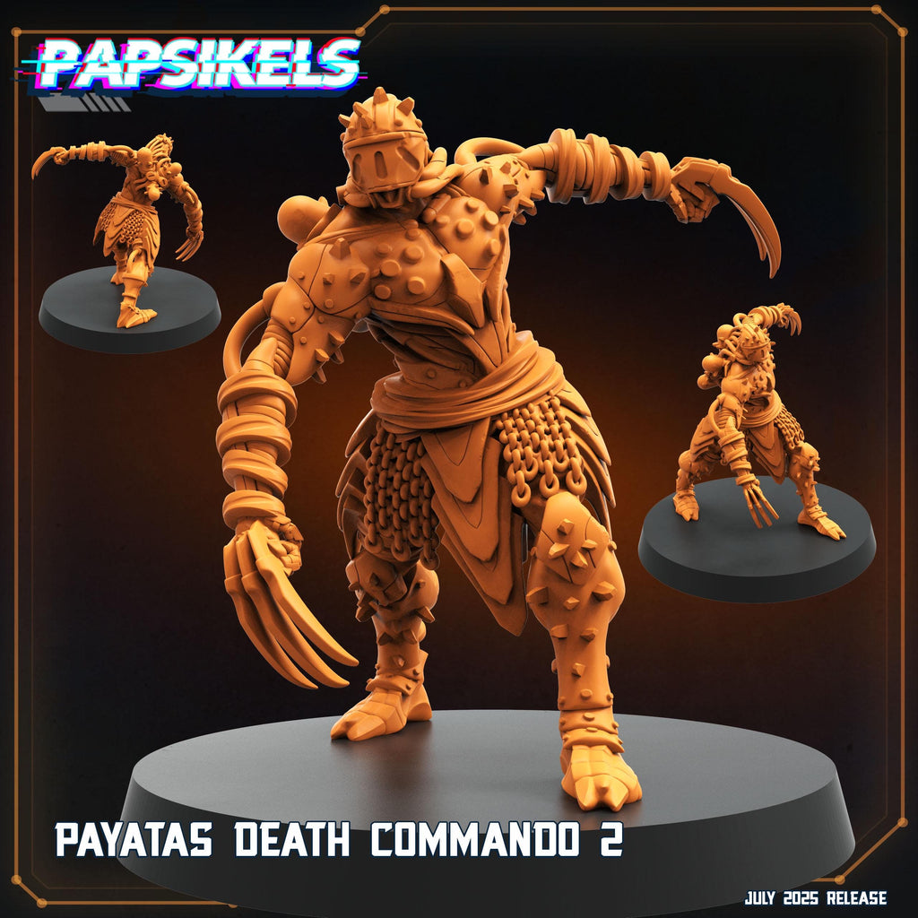 Payatas Death Commandos | Trench Crusade | Papsikels Fantasy, Resin Miniature - Tabletop miniature - Fantasy Miniature - 28mm or 32mm